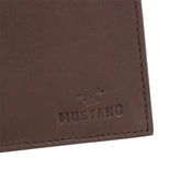 Skórzany Portfel Męski Mustang Livorno Wallet Side Opening Brown 06.103001